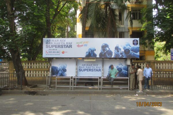 4. Bus Stop Branding for Imperial Blue Campaign